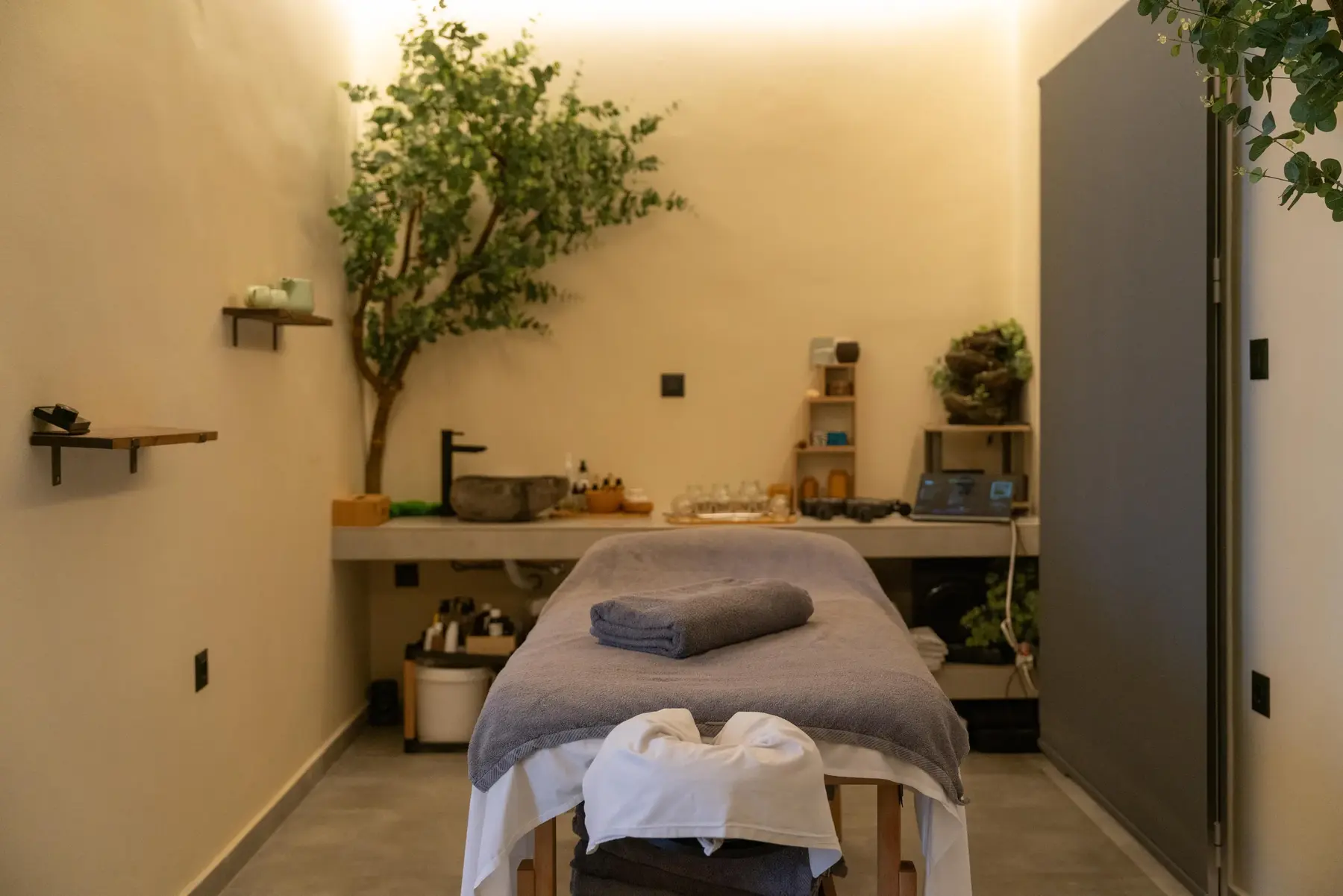 Massage session